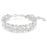 Swar*vski - Mesmera bracelet Mixed cuts, White, Rhodium plated